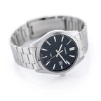Casio MTP-VD03D-2A férfi kvarc karóra, acél, kék számlap, WR50, dátum, díszdoboz