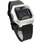 Casio W-217HM-7B uniszex digitális óra, WR50, fekete szíj, díszdoboz