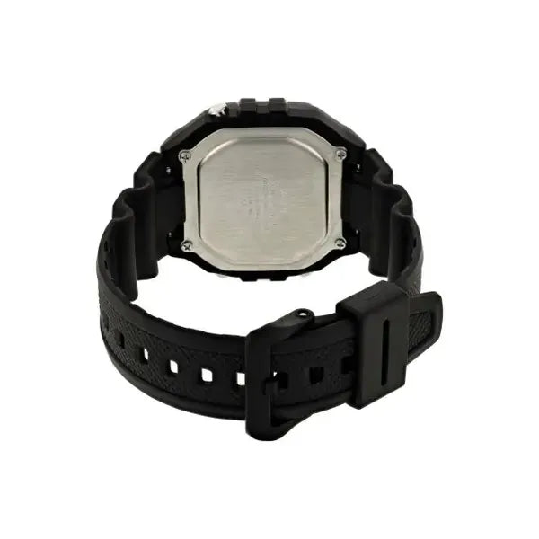 Casio W-218H-1A férfi digitális karóra, WR50, kvarc, LED, fekete, díszdobozzal