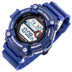 Casio WS-1300H-2A Moonphase férfi sportóra, WR100, kék, holdfázis