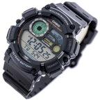 Casio WS-1500H-1A férfi digitális óra, holdfázis, WR100, fekete