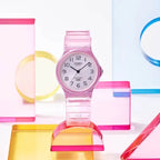 Casio MQ-24S-4BEF női karóra, rózsaszín, 36 mm, 30 m, akril üveg, díszdoboz