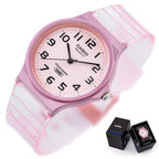 Casio MQ-24S-4BEF női karóra, rózsaszín, 36 mm, 30 m, akril üveg, díszdoboz