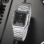 Casio AQ-230A-1DMQYES uniszex analóg‑digitális óra, rozsdamentes acél, WR30