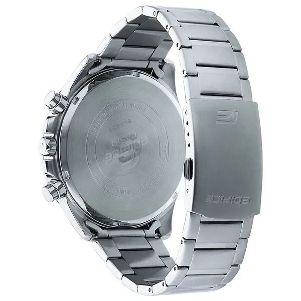 Casio Edifice EFV-620D-1A2 férfi kronográf karóra, acél, WR100, fekete/kék