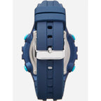Lorus R2325PX9 férfi karóra, kék szilikon szíj, WR100, stopper/ébresztő
