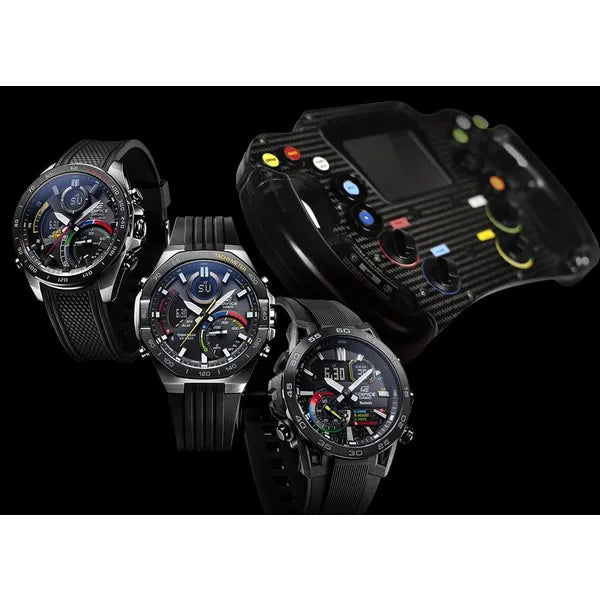 Casio Edifice ECB-40MP-1A férfi karóra, 48 mm, Bluetooth, WR100, fekete