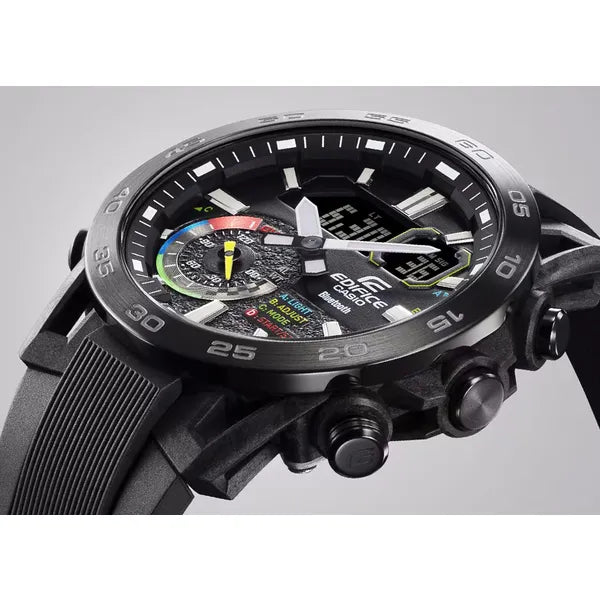 Casio Edifice ECB-40MP-1A férfi karóra, 48 mm, Bluetooth, WR100, fekete