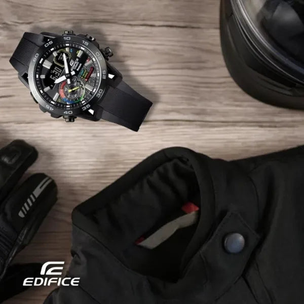 Casio Edifice ECB-40MP-1A férfi karóra, 48 mm, Bluetooth, WR100, fekete