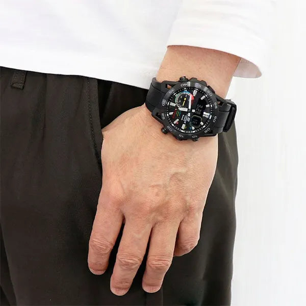Casio Edifice ECB-40MP-1A férfi karóra, 48 mm, Bluetooth, WR100, fekete