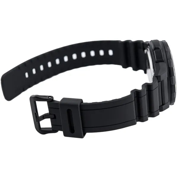 Casio AEQ-100W-1AV férfi karóra, világidő, WR100, gyanta szíj, fekete