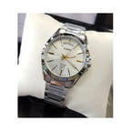 Casio MTP-1370D-7A2V férfi karóra, acél szíj, ezüst számlap, WR50, kvarc