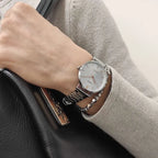 Casio LTP-VT01D-7B női karóra, ezüst, acél szíj, kvarc, WR30, díszdoboz