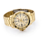 Casio MTP-VD01G-9E férfi karóra, arany, kvarc, acél szíj, WR50, díszdoboz