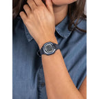 Casio LW-203-2A női digitális karóra, WR50, kék szíj, díszdobozzal