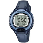 Casio LW-203-2A női digitális karóra, WR50, kék szíj, díszdobozzal