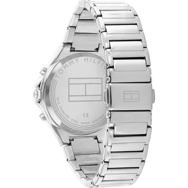 Tommy Hilfiger Eve női karóra, 39 mm, ezüst–rózsaarany, acél, kvarc