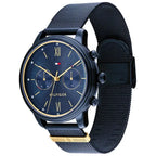 Tommy Hilfiger Blake 1782305 női karóra, 38 mm, kék rozsdamentes acél, kvarc