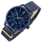 Tommy Hilfiger Blake 1782305 női karóra, 38 mm, kék rozsdamentes acél, kvarc