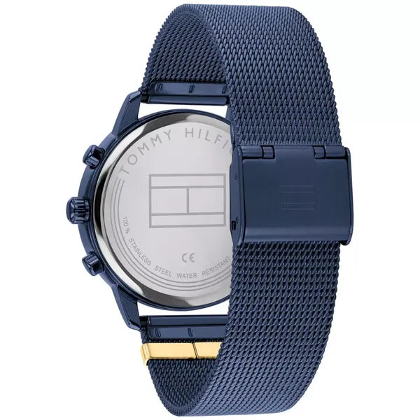 Tommy Hilfiger Blake 1782305 női karóra, 38 mm, kék rozsdamentes acél, kvarc