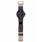 Casio MW-240B-5B férfi karóra, 44 mm, WR50, bőr/textil szíj, fekete számlap