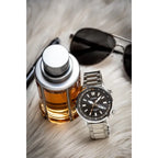 Casio MTD-130D-1A4 férfi karóra, acél szíj, fekete, WR100, 41 mm