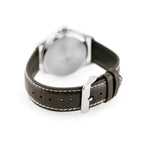 Casio MTP-1381L-7AV férfi karóra, 40 mm, ezüst számlap, barna bőr, WR50