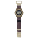 Casio W-219HB-5A férfi digitális karóra, WR50, LED, stopper, barna szíj