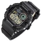 Casio WS-1700H-1AV férfi digitális sportóra, holdfázis, WR100, fekete