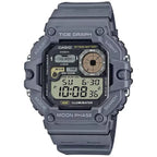 Casio WS-1700H-8AV férfi digitális karóra, holdfázis, WR100, szürke