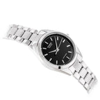 Casio LTP-1274D-1A női karóra, fekete számlap, acél szíj, WR30, kvarc
