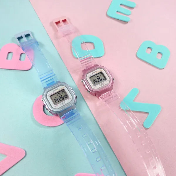 Casio LA-20WHS-2A gyerek digitális karóra, kék, kvarc, WR30