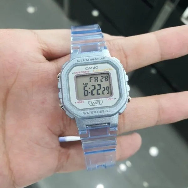 Casio LA-20WHS-2A gyerek digitális karóra, kék, kvarc, WR30