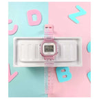 Casio LA-20WHS-4A gyerek digitális karóra, rózsaszín, WR30, dobozzal