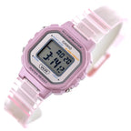 Casio LA-20WHS-4A gyerek digitális karóra, rózsaszín, WR30, dobozzal