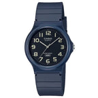 Casio MQ-24UC-2BDF uniszex karóra, 36 mm, kvarc, WR30, kék/fekete, műanyag