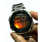 Casio AE-1000WD-1A férfi digitális óra, 43 mm, World Time, WR100