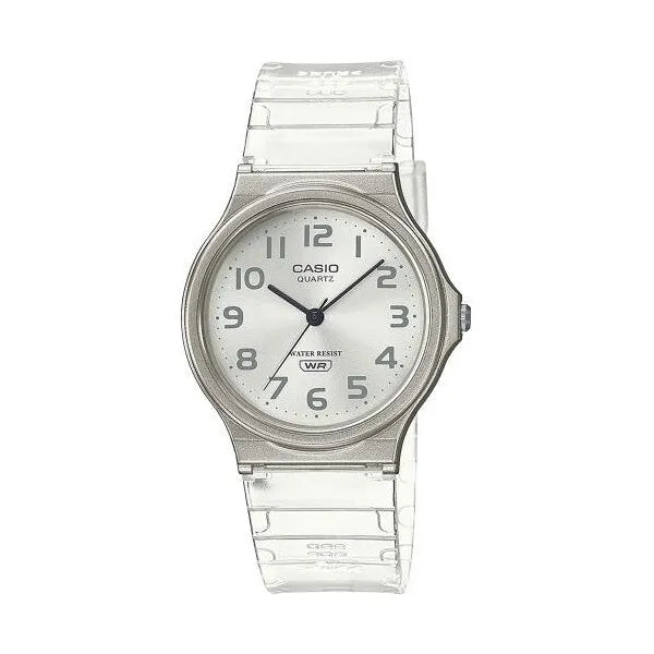 Casio MQ-24S-7BEF női kvarc karóra, 36 mm, fehér, WR30