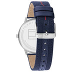 Tommy Hilfiger 1791844 férfi kvarc karóra, 43 mm, kék számlap, szövet szíj, WR30