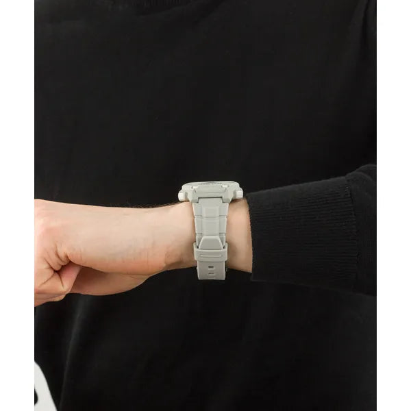 Lorus Sports R2335PX9 uniszex digitális karóra, szürke, WR100, szilikon