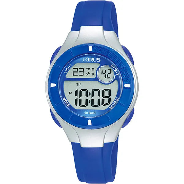 Lorus Sports R2341PX9 gyerek karóra, kék, WR100, kvarc, 31 mm