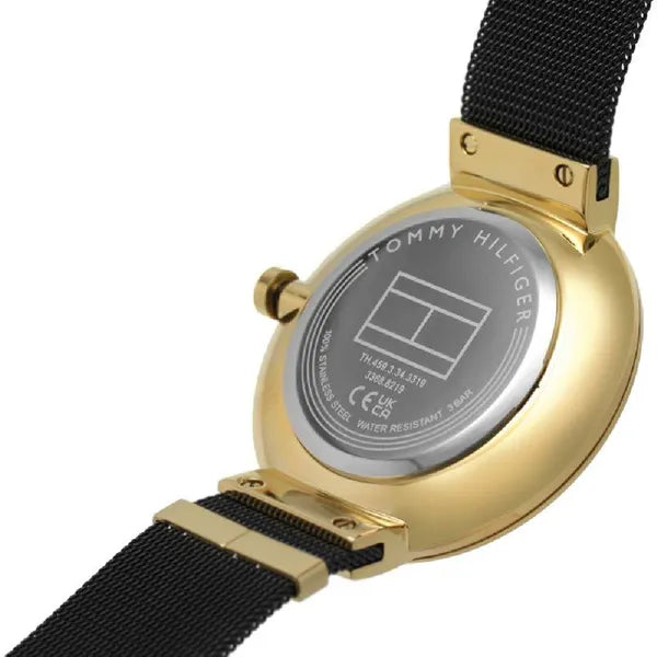 Tommy Hilfiger Lidia 1782540 női karóra, kvarc, acél, fekete‑arany, 34 mm