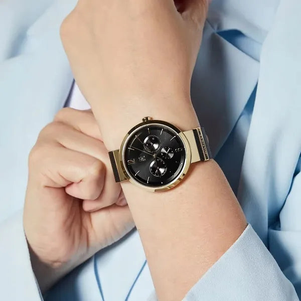 Tommy Hilfiger Lidia 1782540 női karóra, kvarc, acél, fekete‑arany, 34 mm