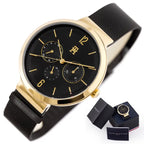 Tommy Hilfiger Lidia 1782540 női karóra, kvarc, acél, fekete‑arany, 34 mm