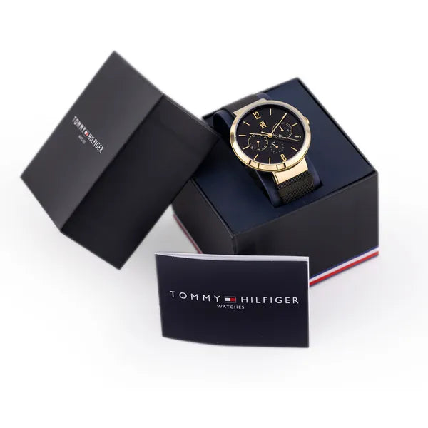 Tommy Hilfiger Lidia 1782540 női karóra, kvarc, acél, fekete‑arany, 34 mm