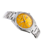 Casio MTP-1302PD-9AVEF férfi karóra, sárga számlap, acél szíj, WR50, 38 mm