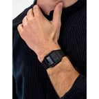 Casio CA-53WF-1B férfi digitális számológép karóra, fekete, WR30, doboz