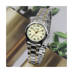 Casio női karóra LTP-V001SG-9B, arany-ezüst acél, 25 mm, WR30