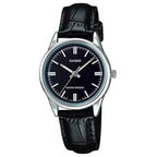 Casio Collection női karóra LTP-V005L-1A, fekete bőr, 28 mm, WR30 + díszdoboz