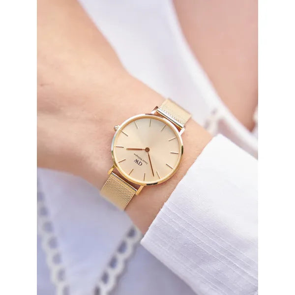 Daniel Wellington Petite Unitone női karóra, arany, 28 mm, acél szíj DW00100473